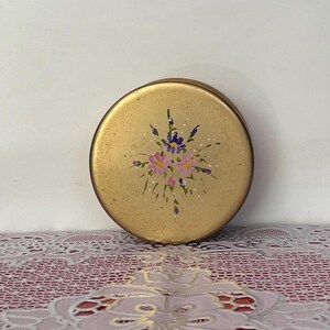 Vintage Floral Runde Dose