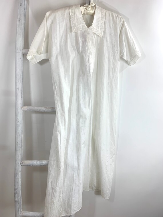 Antique French Linens/French Cotton Chemise/Edward