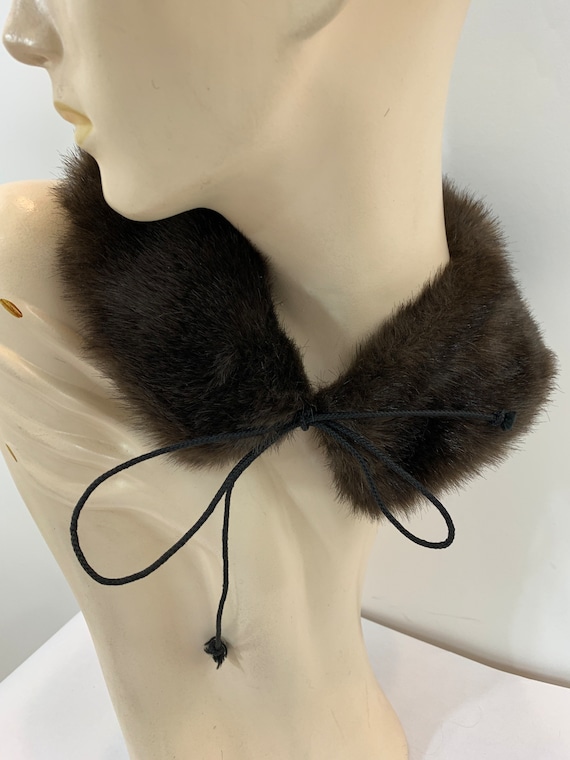 Vintage Faux Fur Collar Faux Mink Collar Faux Fur 