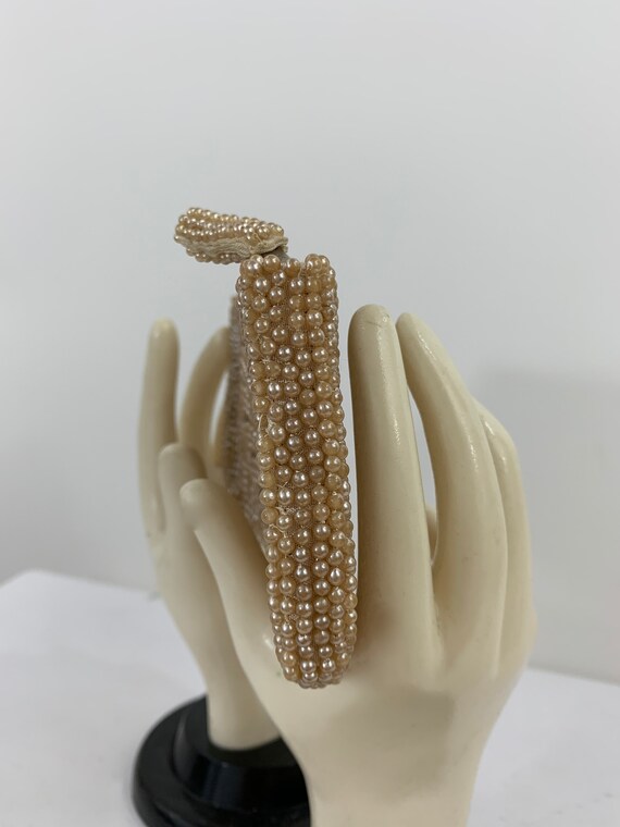 Beaded Small Purse/1940s Beaded Purse/Beaded Brid… - image 3