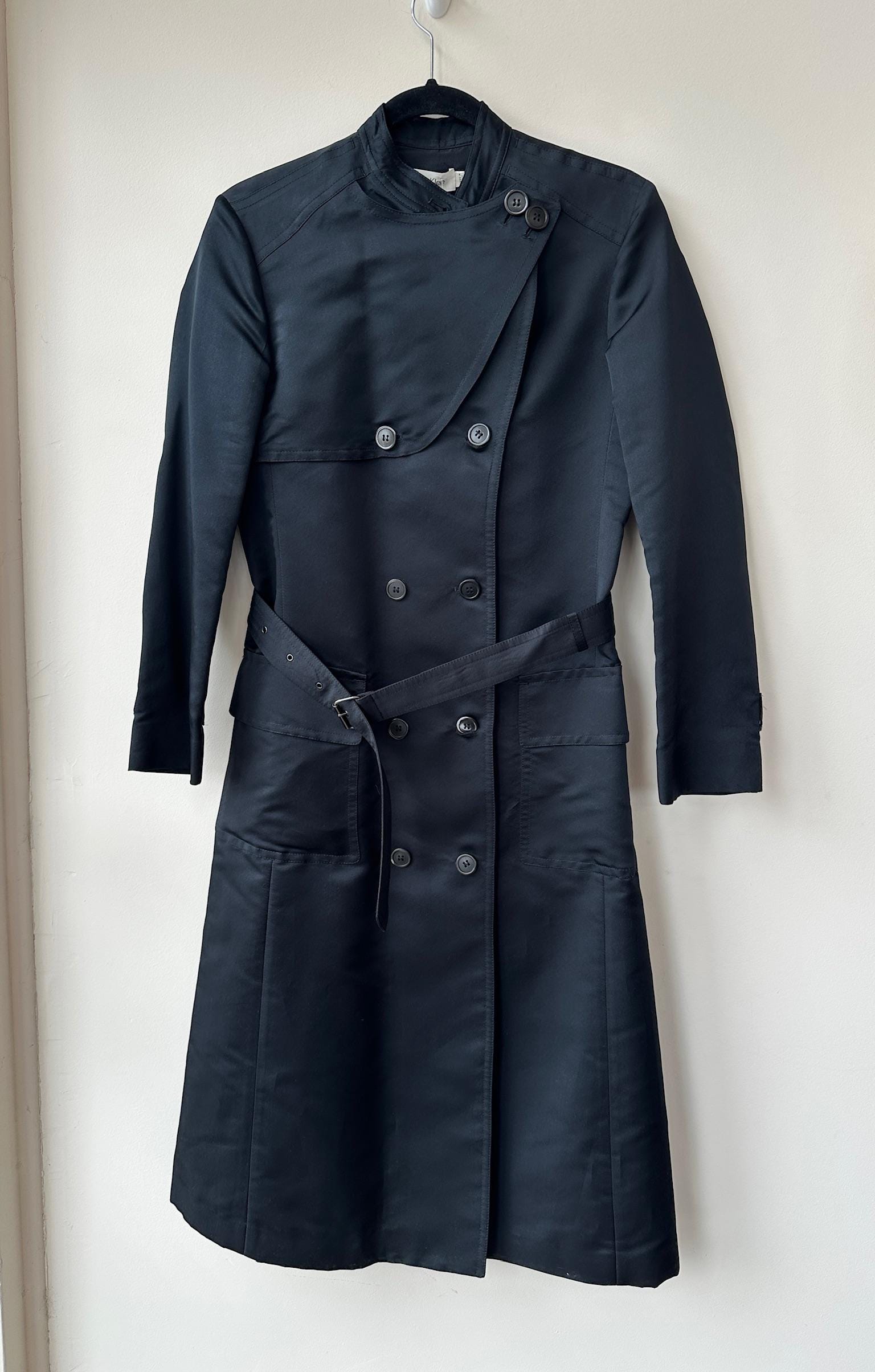 新品　deres weightlessness silk trench coat Silk Trench Coat - Etsy