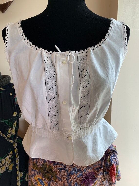 Antique Cotton Corset Cover