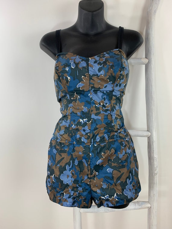 Vintage 1960’s One Piece Swimsuit/1950s Retro Bath