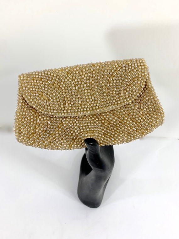 Beaded Small Purse/1940s Beaded Purse/Beaded Brida