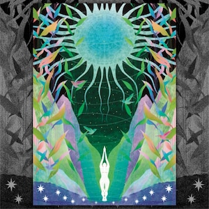 Printable Illustration - Yoga Poster Download