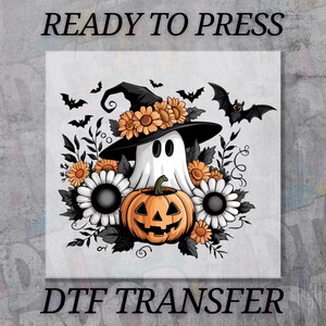 Girly Ghost Witch DTF Transfer: Funny Halloween Shirt Print, Ready To Press