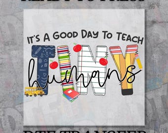 Groovy Teacher DTF Transfer: Retro Back To School Heat Transfer