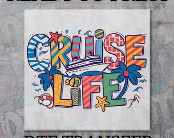 Cruise Squad 2026 DTF Transfer, Family Vacation Shirt Print, Ready To Press Heat Transfer, Friends Cruise Matching Outfit Design