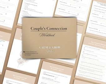Couples Communication Workbook, Relationship Exercises (Printable PDF)