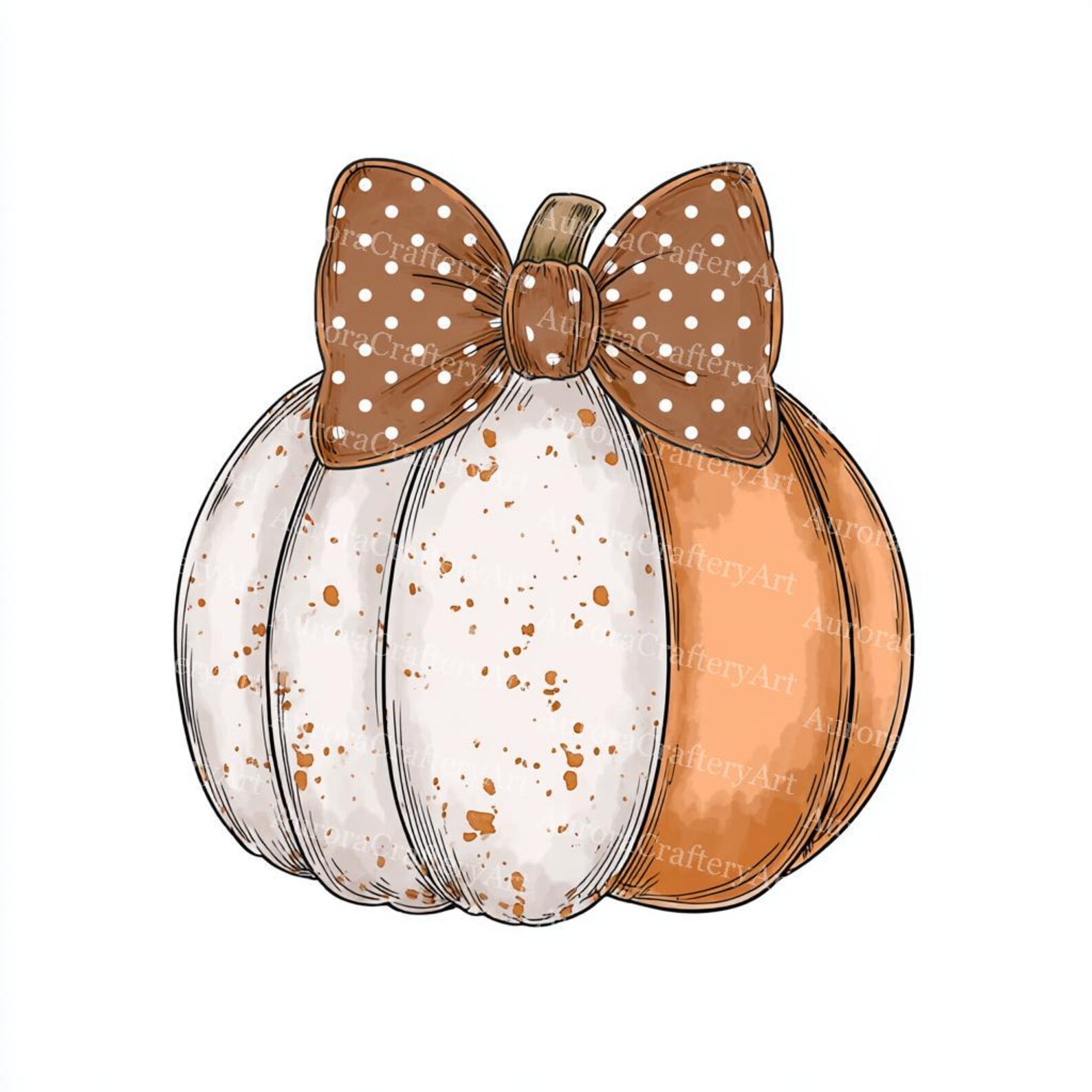 15 Fall Pumpkins Clipart, Autumn Watercolor Thanksgiving Art Halloween ...