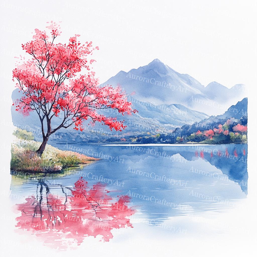 水彩画 海と山の風景24✖️27 水彩画 海と山の風景24✖️27 199252c8535f3afb24addcfdf75dda
