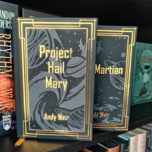 Handcrafted Rebind Editions | The Martian & Project Hail Mary