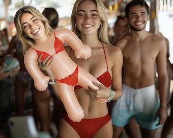 Personalized Inflatable Dolls - Funny Bikini Blow Up Party Favors & Gifts for Her
