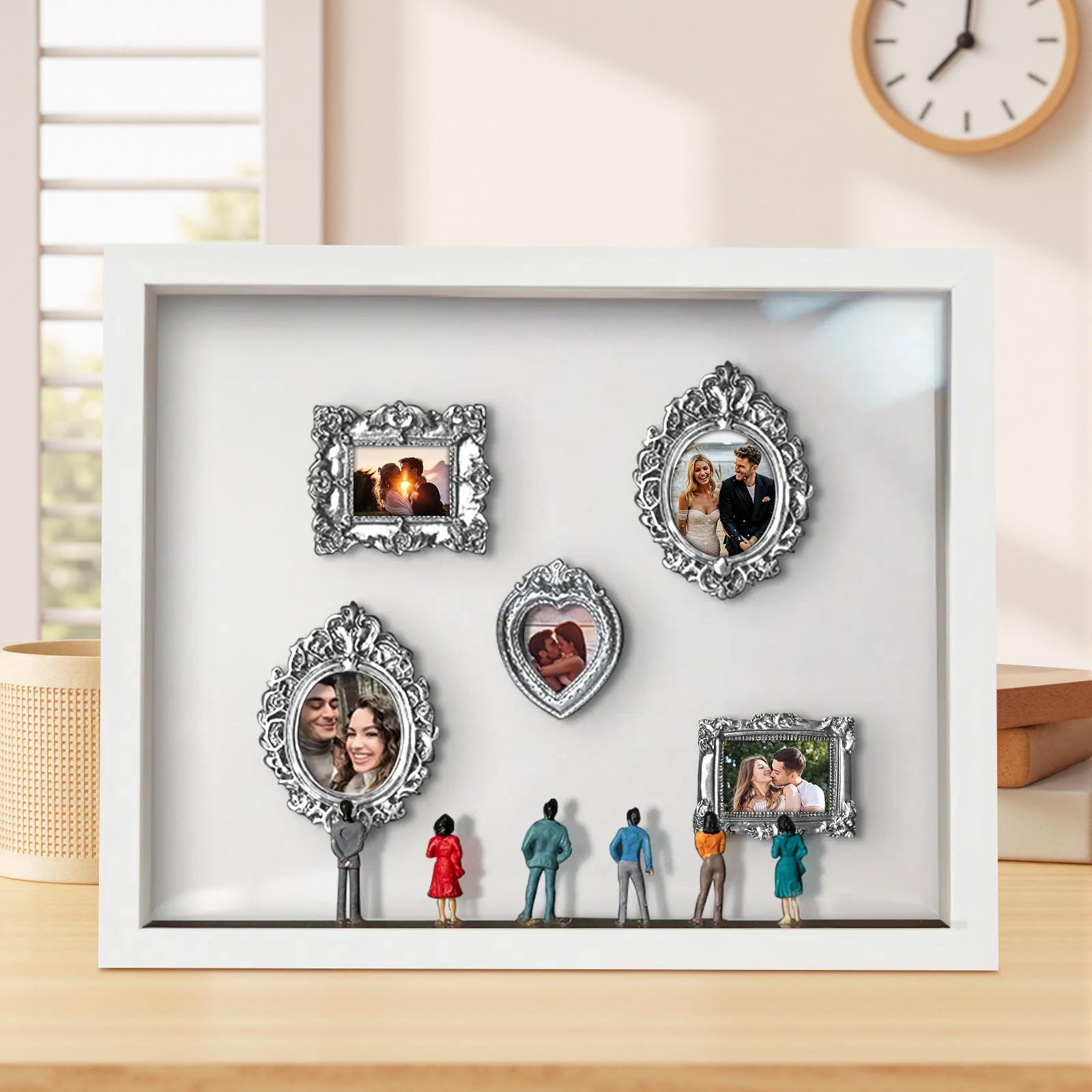 Shadow Box For Miniatures Personalized Couples Shadow Box: Miniature Museum Display Keepsake - Etsy