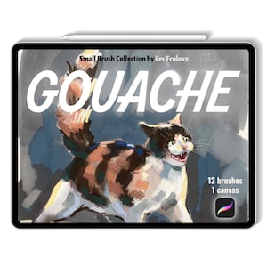 Gouache Brushes for Procreate