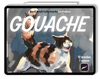 Gouache Brushes for Procreate