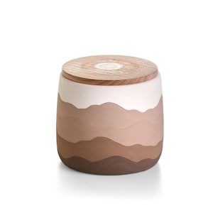 Vegan concrete candle, industrial design, desert and sea inspired, palmwax. Aromatherapy, long burn, ecofriendly gift for host.