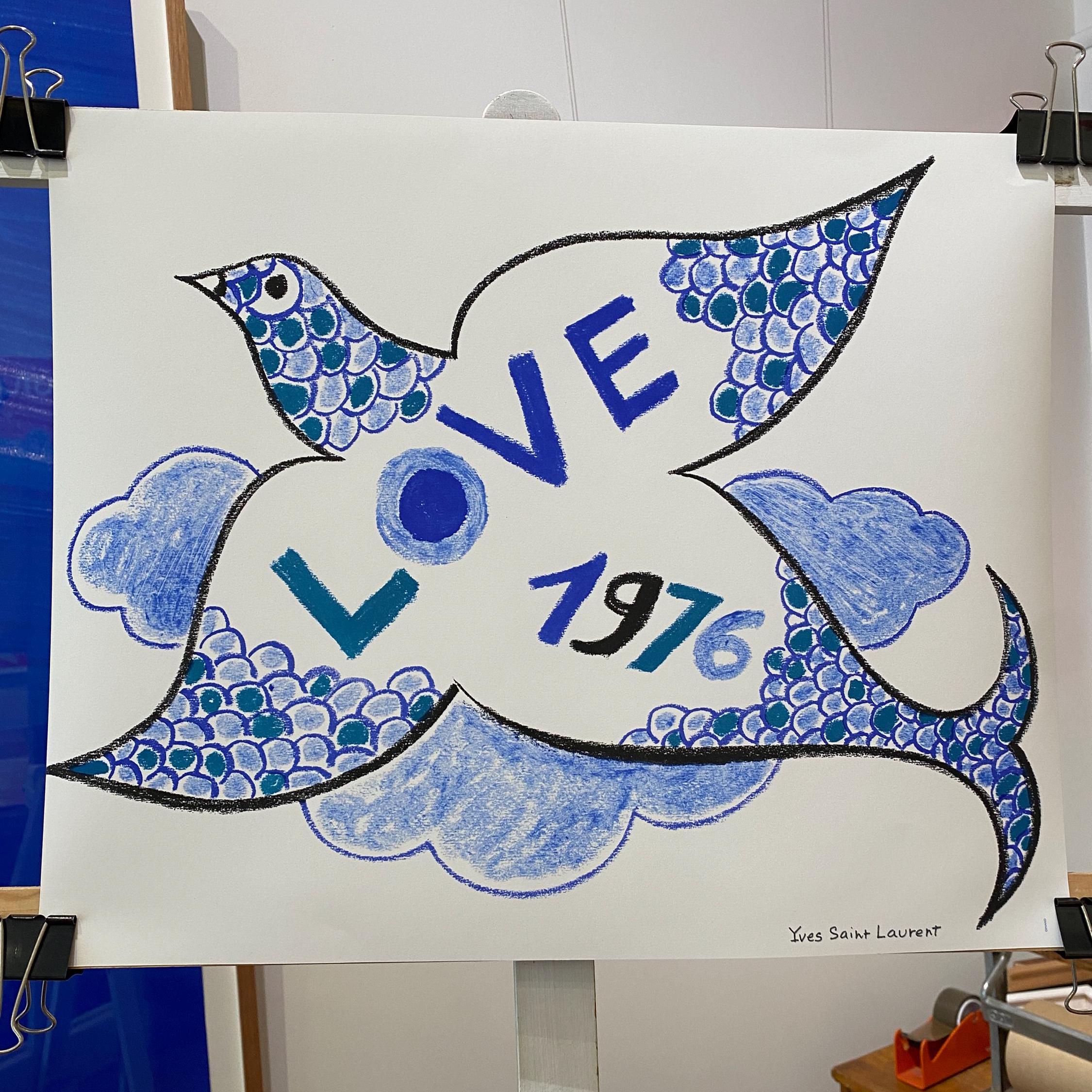 Yves Saint Laurent Art Print Norway