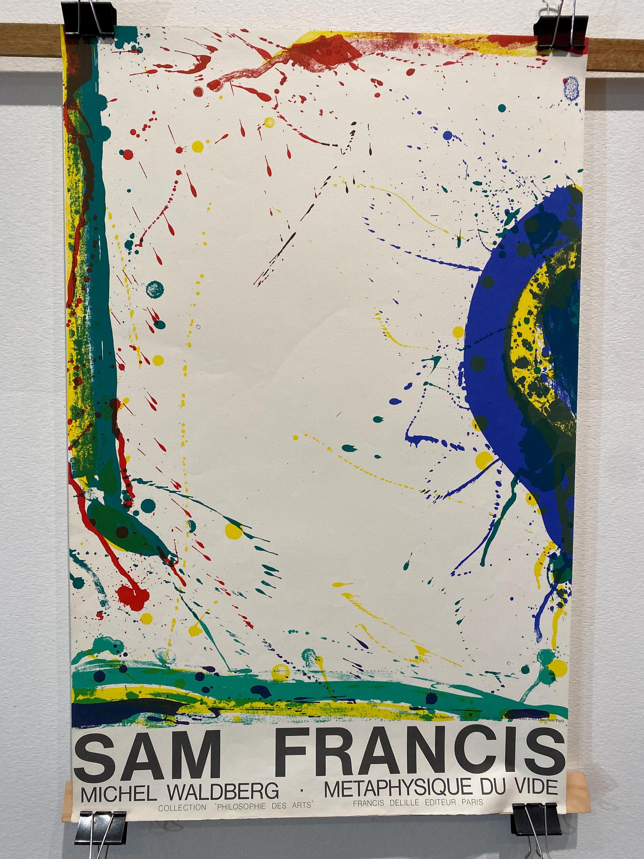 Original Art & Exhibition Poster by Sam Francis 'metaphysique Du