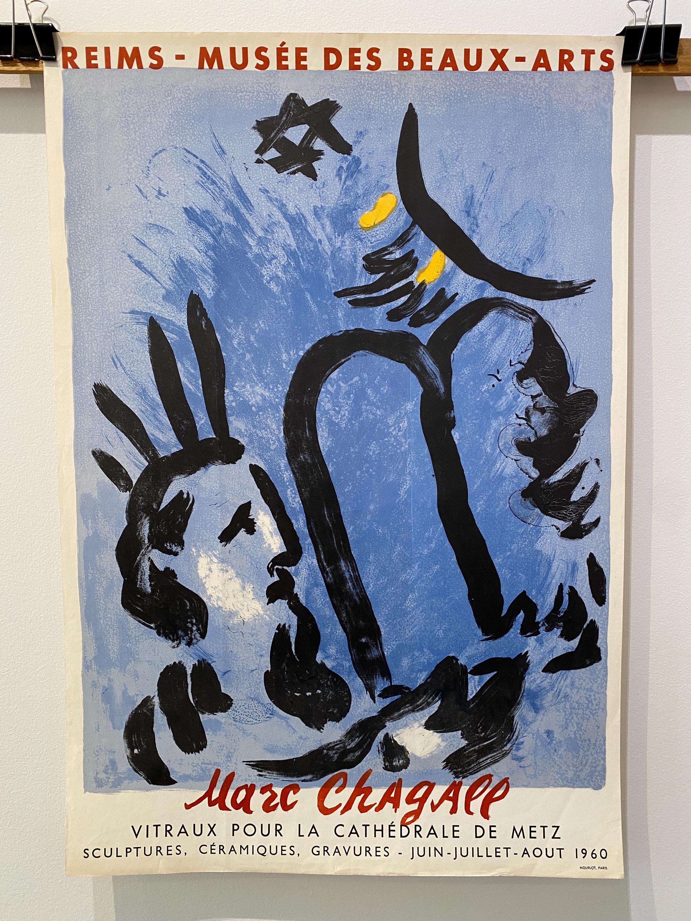 Marc Chagall - Original Vintage Exhibition Poster, 'musee Des