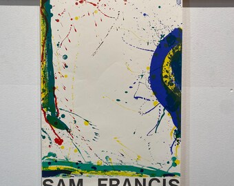 Original Art & Exhibition Poster by Sam Francis 'metaphysique Du