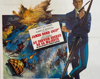 On Her Majesty's Secret Service 1969 James Bond 007 Japanese Movie