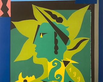 YSL Yves Saint Laurent - Original 1984 LOVE Print - Vintage