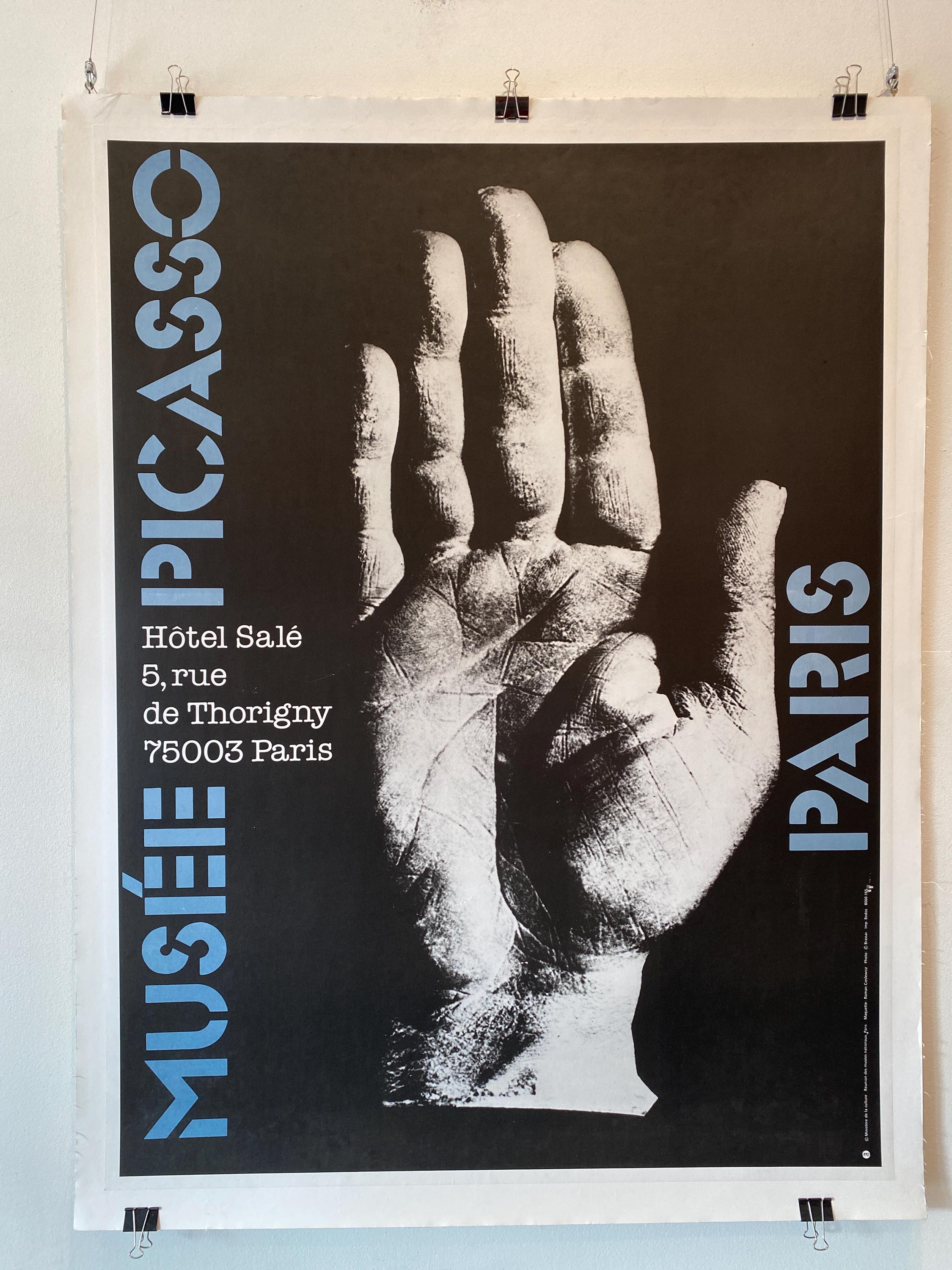 オリジナルのヴィンテージフランス展覧会ポスター、「パリ ピカソ