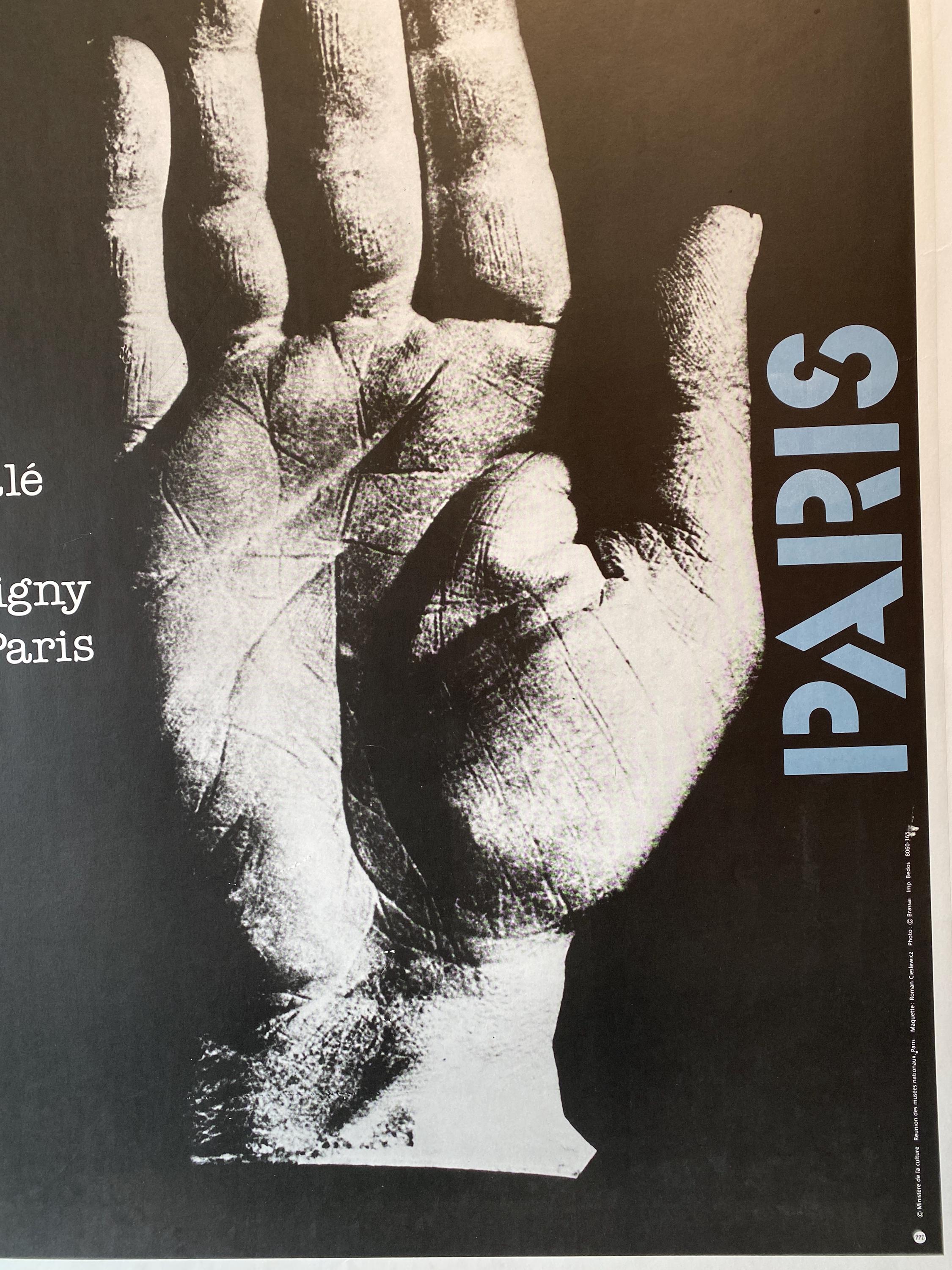 オリジナルのヴィンテージフランス展覧会ポスター、「パリ ピカソ