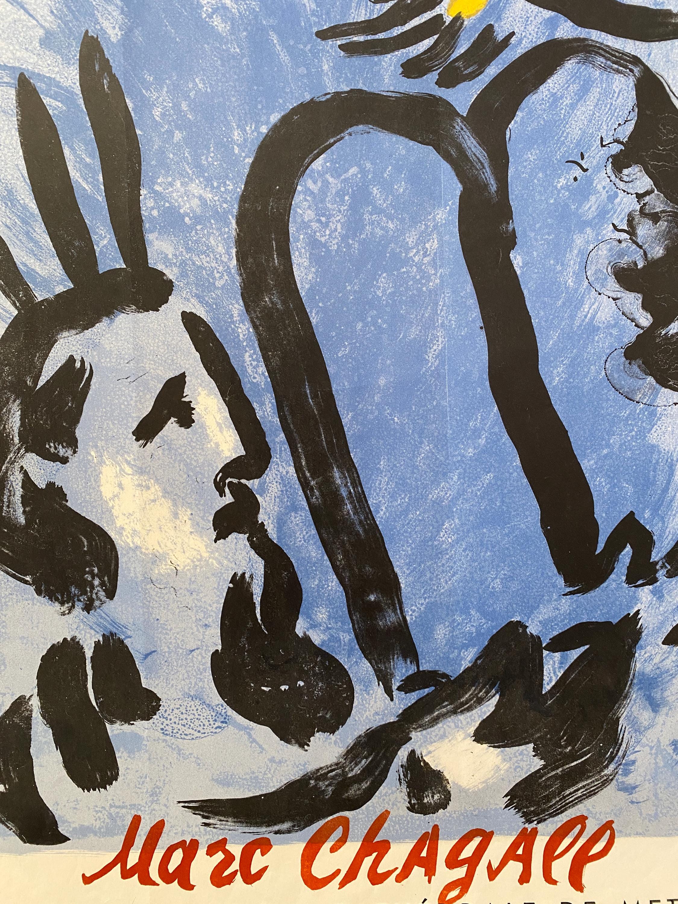 Marc Chagall - Original Vintage Exhibition Poster, 'musee Des