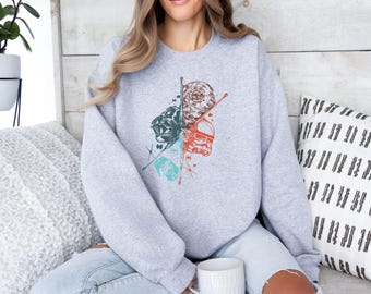 Disney Star Wars Sweatshirt, Darth Vader Sweatshirt, Star Wars Sweater, Retro Star Wars Sweatshirt