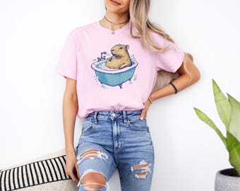 Loves Capybaras Shirt Sweatshirt, Animal Lover Shirt, Gift For Capybara Lover, Capybara Mom Shirt, Pet Lover Shirt, Funny Capybara Shirt
