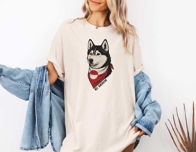 Comfort Colors I Stand With Greenland T-Shirt, Anti Trump Shirt, Anti MAGA Shirt, Equality Tshirt, Protest Tee, Resist Tshirt, Husky Tshirt image 5