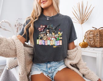 Comfort Colors Epic Universe Family Shirt, Epic Universe Shirt, Epic Universe Matching Shirt, Universal Epic Shirt, Epic Universe Shirt