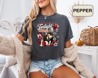 Comfort Colors® Retro Vintage Twilight Shirt, Twilight Fans Homage Shirt, Gift For Book Lover Twilight Shirt, Vampires Wolves Romance shirt