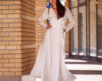 fitted lace wedding dress Estella White Cowl Back Embellished Maxi Dress – Frock and Frill