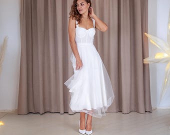 white sleeveless dress midi ASTR the Label | Emerys Pleated Midi Dress in White