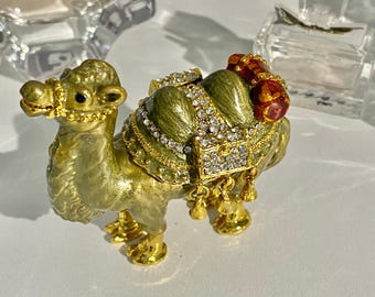Golden Camel Trinket Box