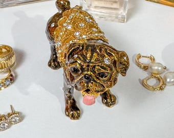 Pug Trinket Box