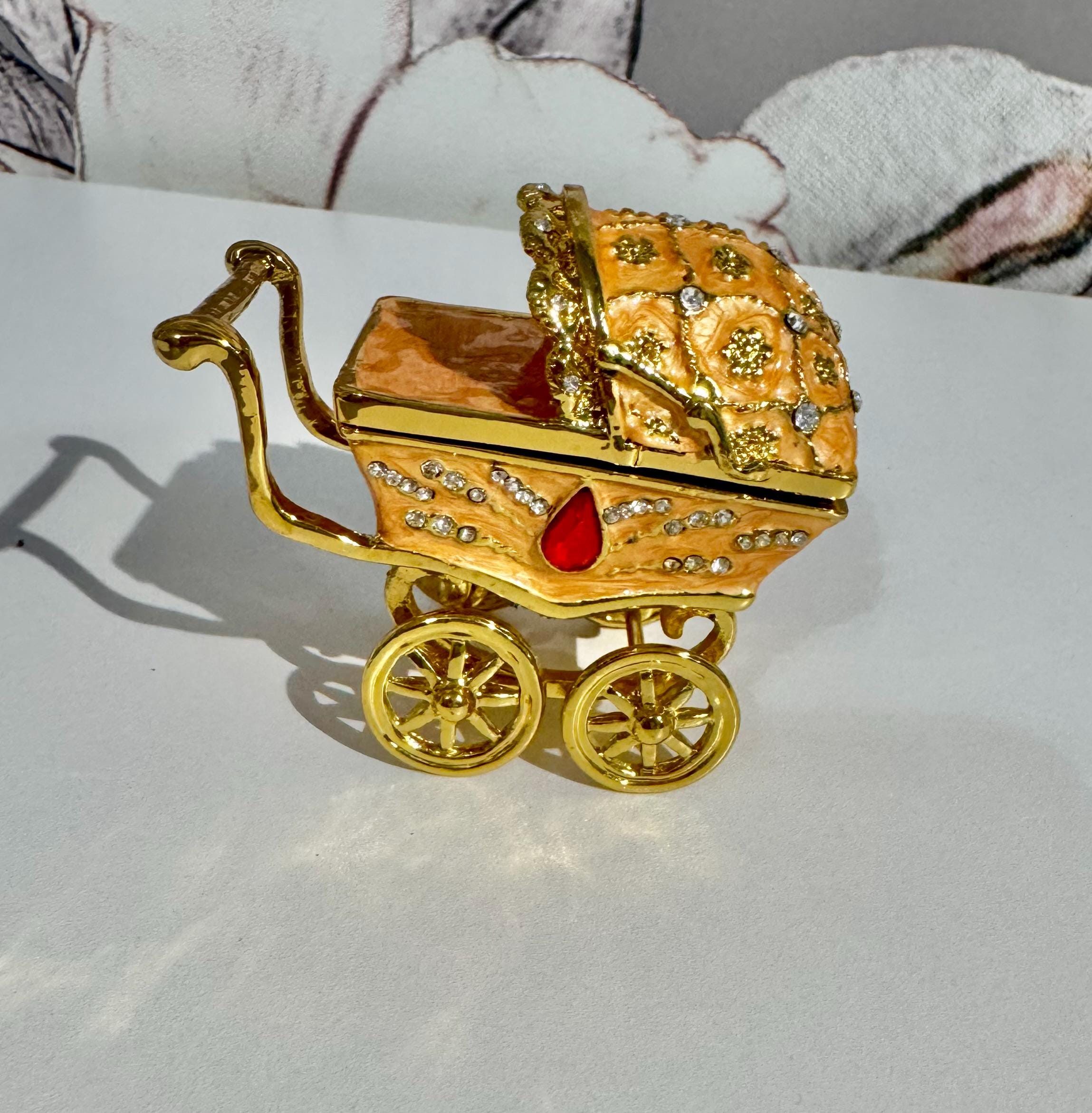 ベビーカー　トリンケットボックス Carriage Trinket Box - Etsy