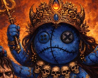 Kali Unstitched – Stitched Goddess of Destruction & Mercy