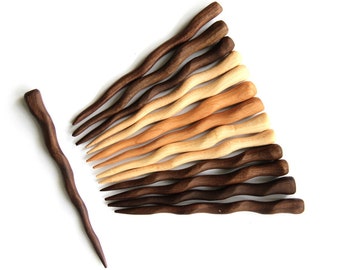 Handmade  5" Shawl or hair stick - choose ONE - made from Walnut, Cherry or Maple