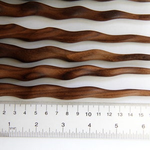 Handmade 7 Shawl or hair stick choose ONE Maple, Cherry or Walnut image 4