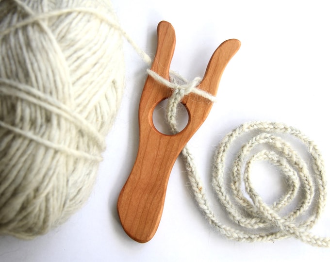 Lucet Knitting Fork Cord Making Tool Cherry Etsy