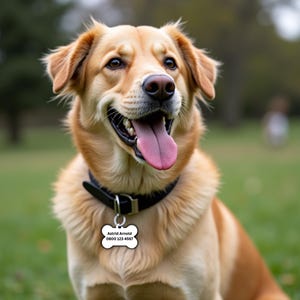 Customizable Pet Tags, Personalized Dog ID Tag, Cat Name Tag, Unique Pet Accessories, Gift for Pet Lovers, Custom Pet Tags