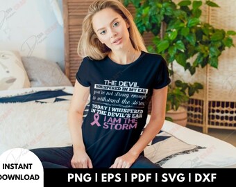 Jestem Strom Svs, Kokietka Rak Piersi Png, Różowa Wstążka Png, Prezent na Wsparcie w Chorobie Raka, Koszulka na Świadomość Raka Piersi Png, Preppy Różowa Wstążka Png
