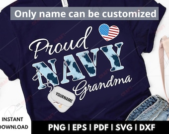 Personalized Proud Navy Grandma png,Navy Graduation Shirt PNG,Proud Navy Family Shirt PNG,Custom Navy Shirt,Military Shirt, Digital Download