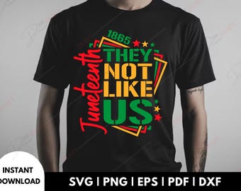 They Not Like Us svg png, Juneteenth 1865 png,Afro Juneteenth png,Black History Month,Independence Day Shirt Design png,African American svg