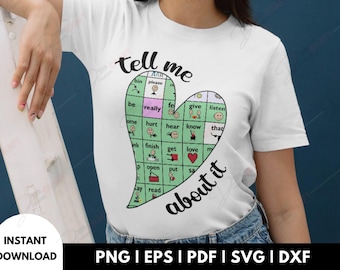 Opowiedz mi o tym SVG, Patologia mowy, AAC SVG, Nauczyciel specjalny SVG, Włączenie SVG, Neurodywersyfikacja vsg, Terapia mowy SLPA Pobieranie cyfrowe