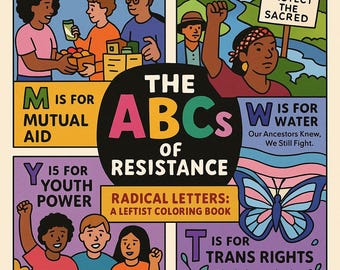 Color Your Resistance: Progressive Coloring Pages Instant Download A Radical Leftist Coloring Book Bold Easy Digital Download PDF Bundle